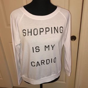 Prince Peter “Shopping is My Cardio” Shirt Size M